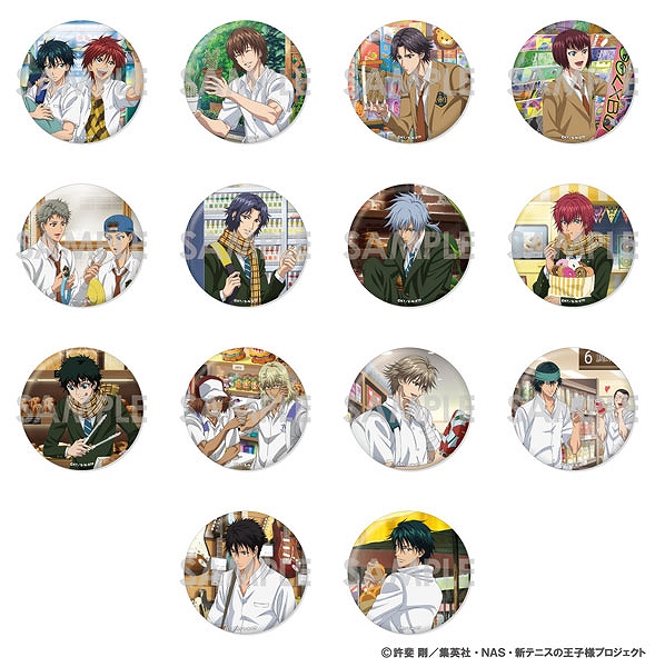 【ソル・インターナショナル】新テニスの王子様 トレーディングBIG缶バッジーin SHOPPINGー 1BOX入数：14