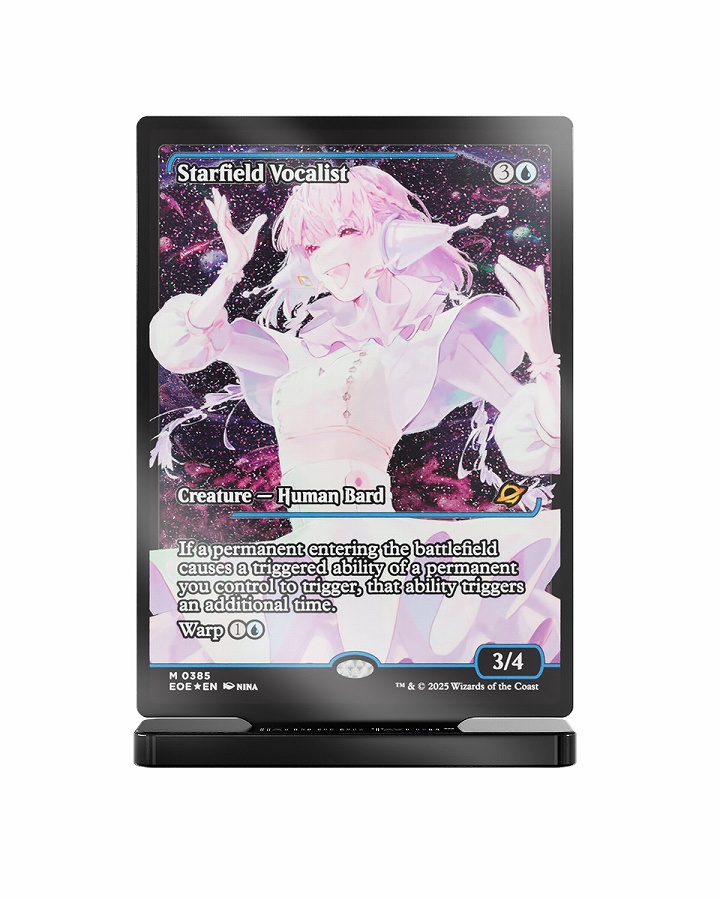 【Gatherers' Tavern】EOEクリーチャー - 人間・バード アクリルブロックスタンド