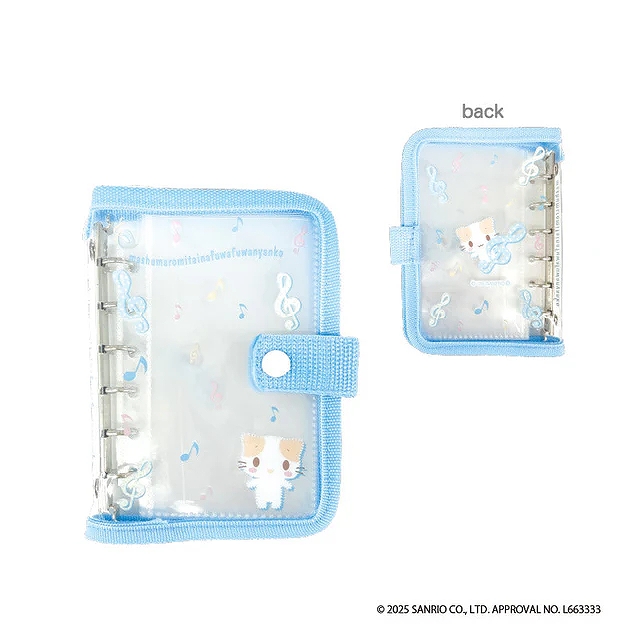 【ティー・シー・ピー】マシュマロみたいなふわふわにゃんこ シールバインダー 音符