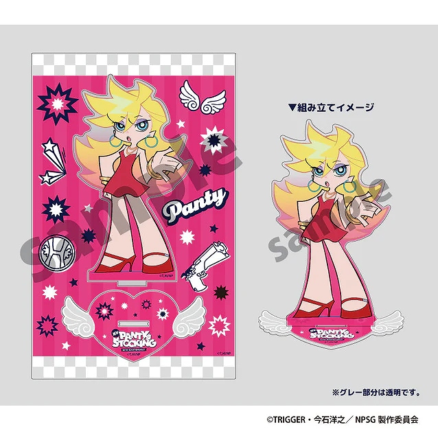 【ティー・シー・ピー】New PANTY & STOCKING with GARTERBELT ビッグアクリルスタンド パンティ