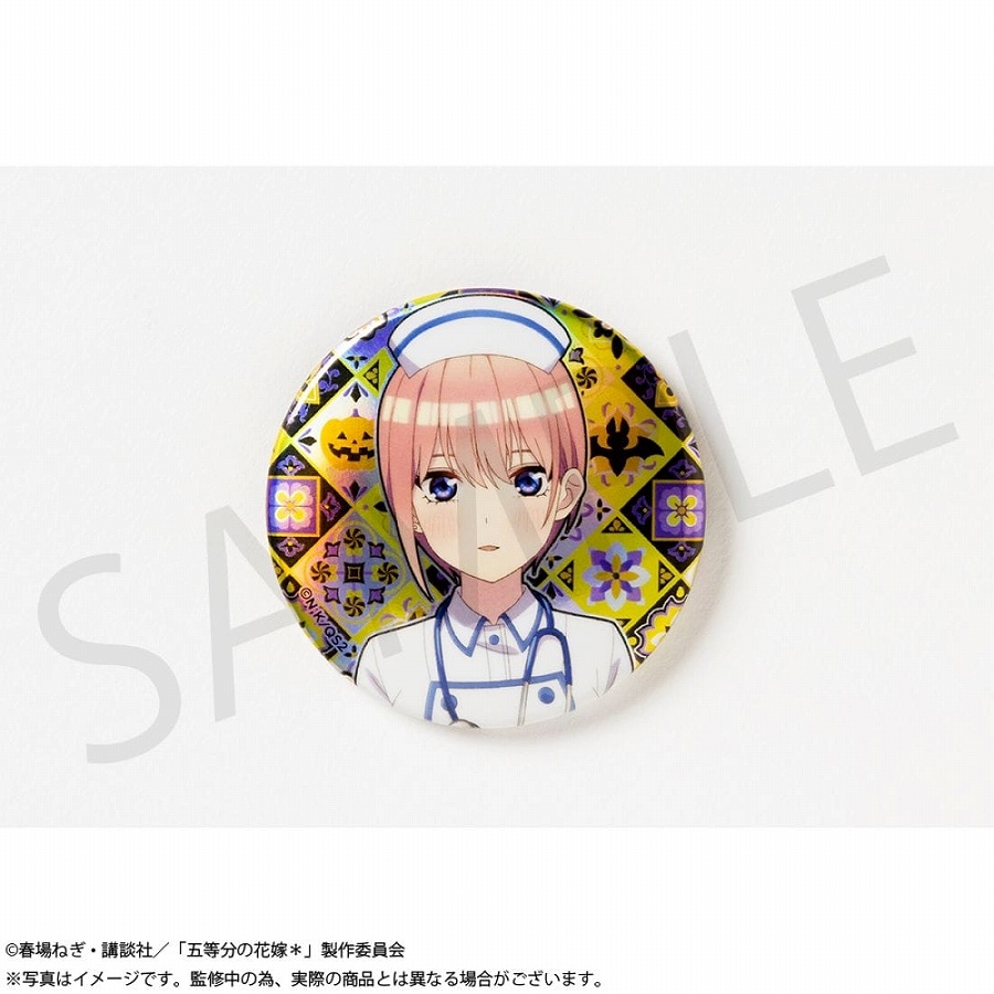 【KADOKAWA】「五等分の花嫁＊」ホログラム57mm缶バッジ 中野一花