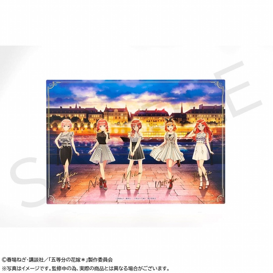 【KADOKAWA】「五等分の花嫁＊」箔押しアクリルパネル