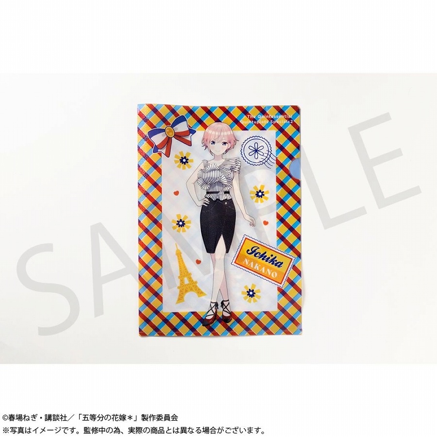 【KADOKAWA】「五等分の花嫁＊」グリッターA4クリアファイル 中野一花