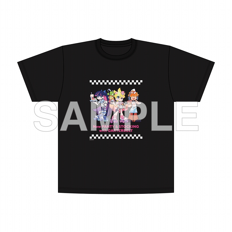 【KADOKAWA】New PANTY & STOCKING with GARTERBELT Tシャツ アメリカンダイナー ver.