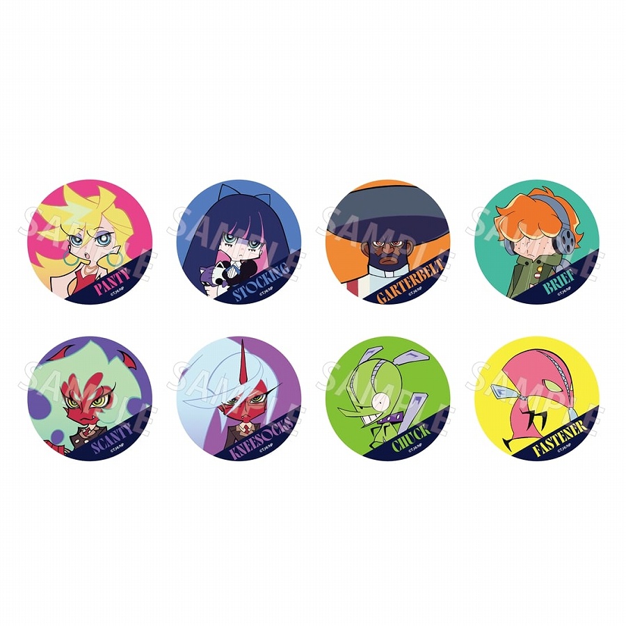 【KADOKAWA】New PANTY & STOCKING with GARTERBELT トレーディング缶バッジ 1BOX入数：8