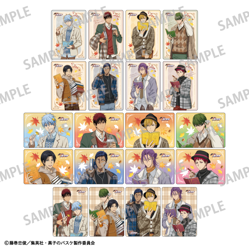 【カミオジャパン】黒子のバスケ Picharm/秋の読書 1BOX入数：10