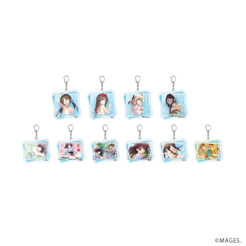 【A3】アクリルキーホルダー「メモリーズオフシリーズ」04/ブラインド（全10種）（公式&描き下ろしイラスト） 1BOX入数：10