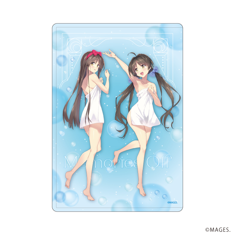 【A3】キャラクリアケース「メモリーズオフシリーズ」10/白河ほたる&桧月彩花（描き下ろしイラスト）