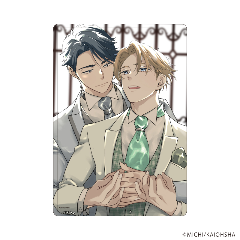 【A3】キャラクリアケース「佐倉主任はZ世代がわからない。」01/佐倉昭人&藍井悠真（描き下ろしイラスト）