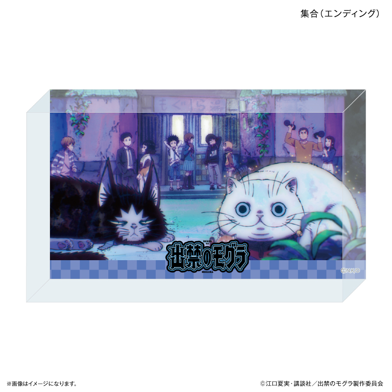 【カルチュア・エンタテインメント】TVアニメ『出禁のモグラ』 アクリルブロック 集合（エンディング）