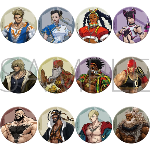 【ムービック】ストリートファイター6 キャラバッジコレクション/C 1BOX入数：12