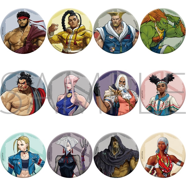【ムービック】ストリートファイター6 キャラバッジコレクション/D 1BOX入数：12