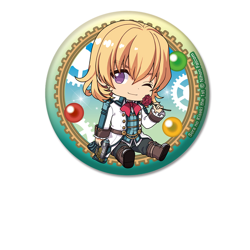 【ペンギンパレード】空の軌跡 the 1st ぺたん娘缶バッジ オリビエ