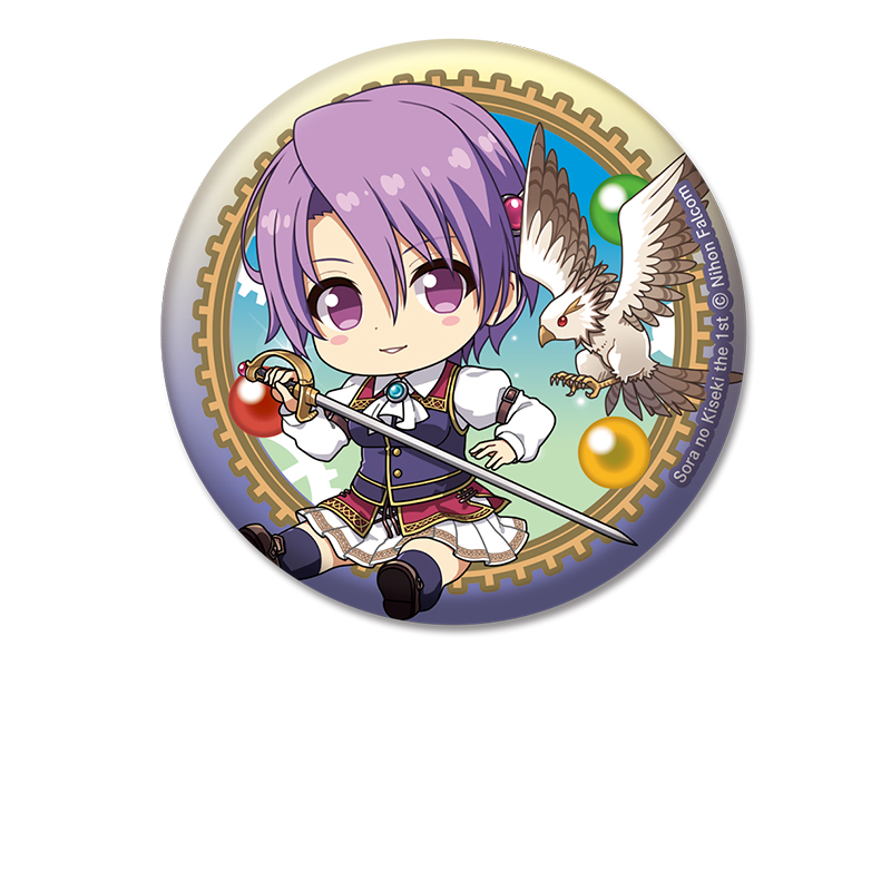 【ペンギンパレード】空の軌跡 the 1st ぺたん娘缶バッジ クローゼ