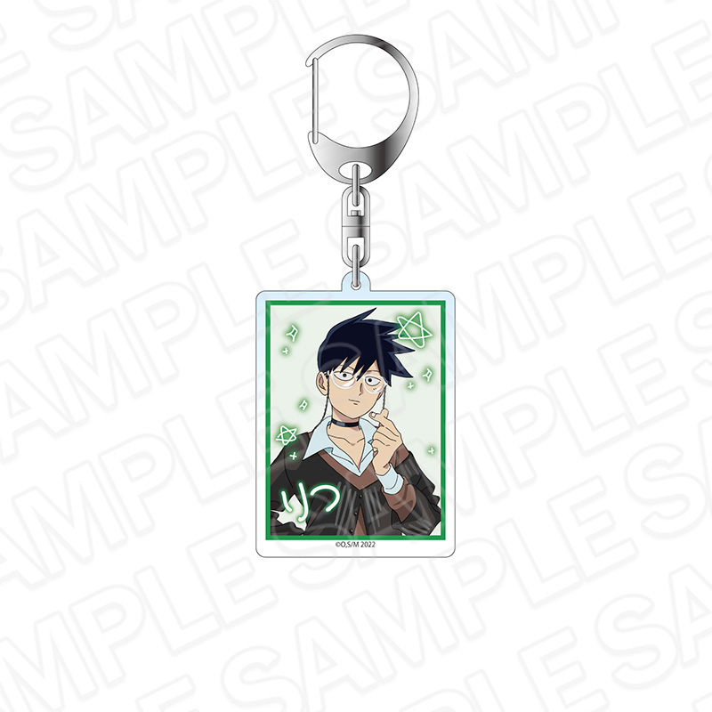 【コンテンツシード】モブサイコ100 ホログラムキーホルダー 影山律 プリントシール風 ver.