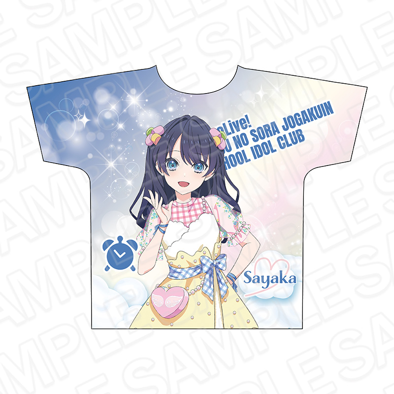 【コンテンツシード】ラブライブ！蓮ノ空女学院スクールアイドルクラブ フルグラフィックTシャツ 村野さやか Cafe party ver.