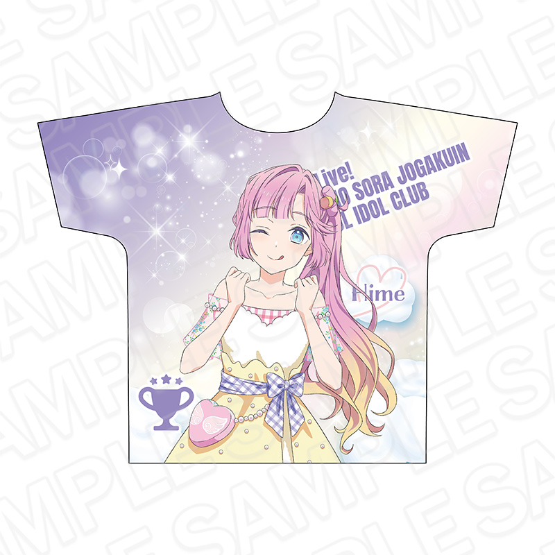 【コンテンツシード】ラブライブ！蓮ノ空女学院スクールアイドルクラブ フルグラフィックTシャツ 安養寺姫芽 Cafe party ver.
