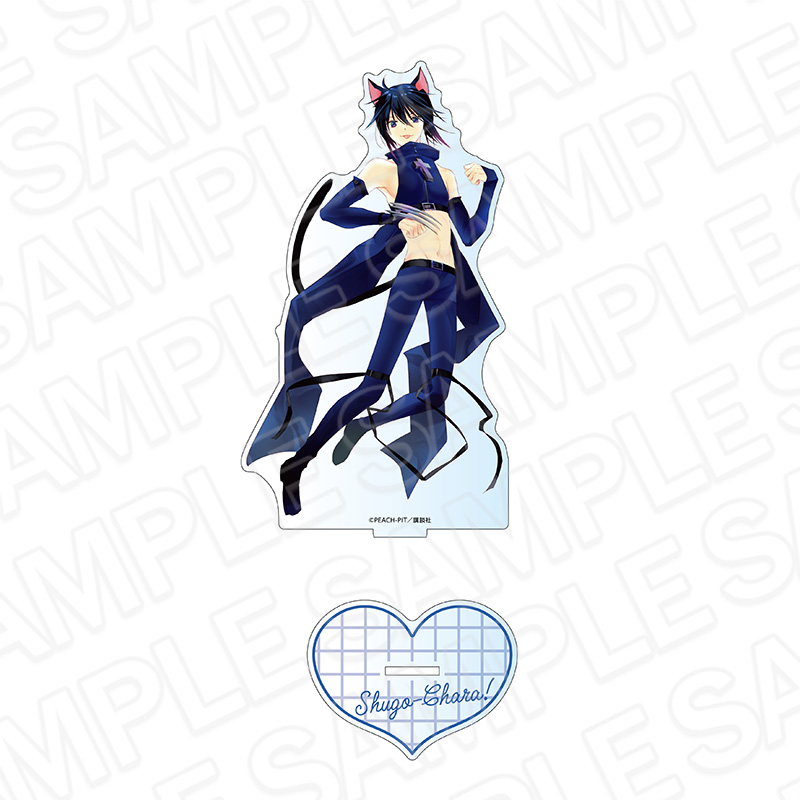 【コンテンツシード】しゅごキャラ！ ホログラムデカアクリルスタンド ブラックリンクス