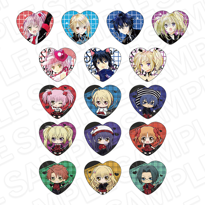 【コンテンツシード】しゅごキャラ！ ハート型ホログラムカンバッジ（ブラインド） 1BOX入数：16