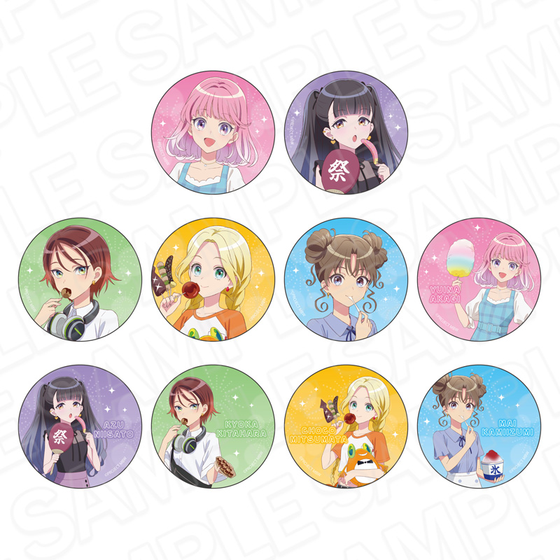 【コンテンツシード】前橋ウィッチーズ ホログラムカンバッジ（ブラインド） 夏私服 ver.