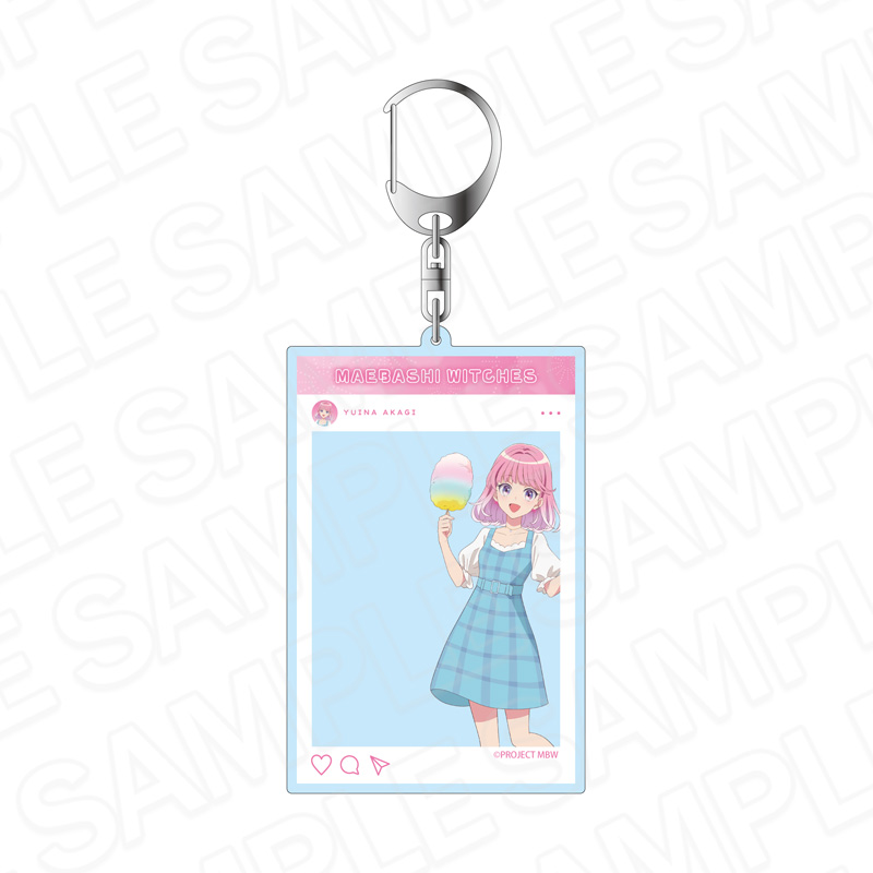 【コンテンツシード】前橋ウィッチーズ SNS風アクリルキーホルダー 赤城 ユイナ 夏私服 ver.
