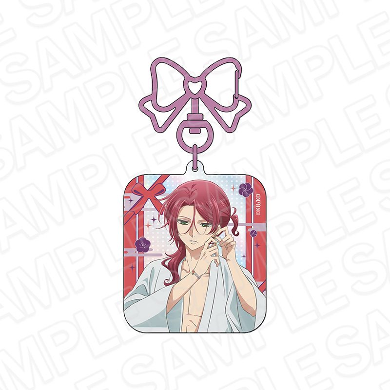 【コンテンツシード】美男高校地球防衛部ハイカラ！ オーロラキーホルダー 雲仙 新九郎 Night ver.