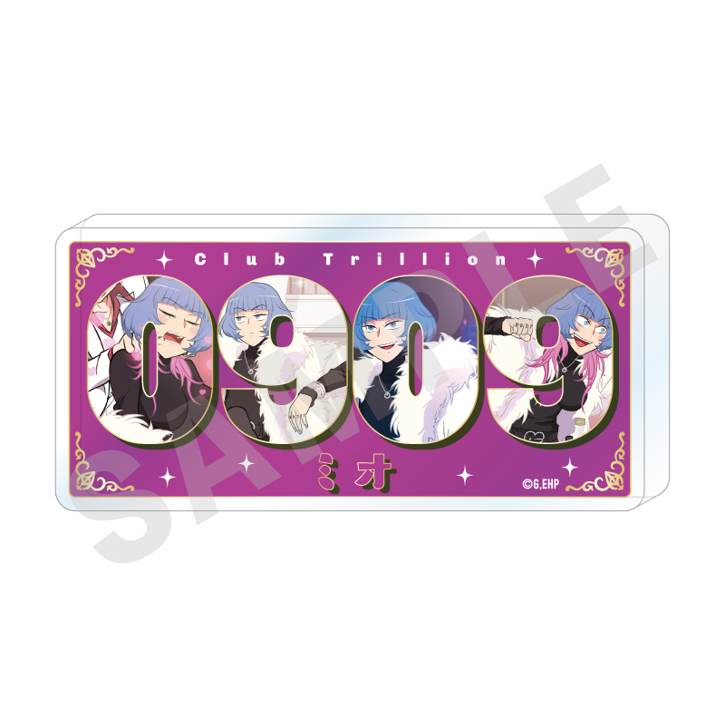 【coly】えぶりでいホスト favorite series ナンバーアクリルプレート（ミオ）