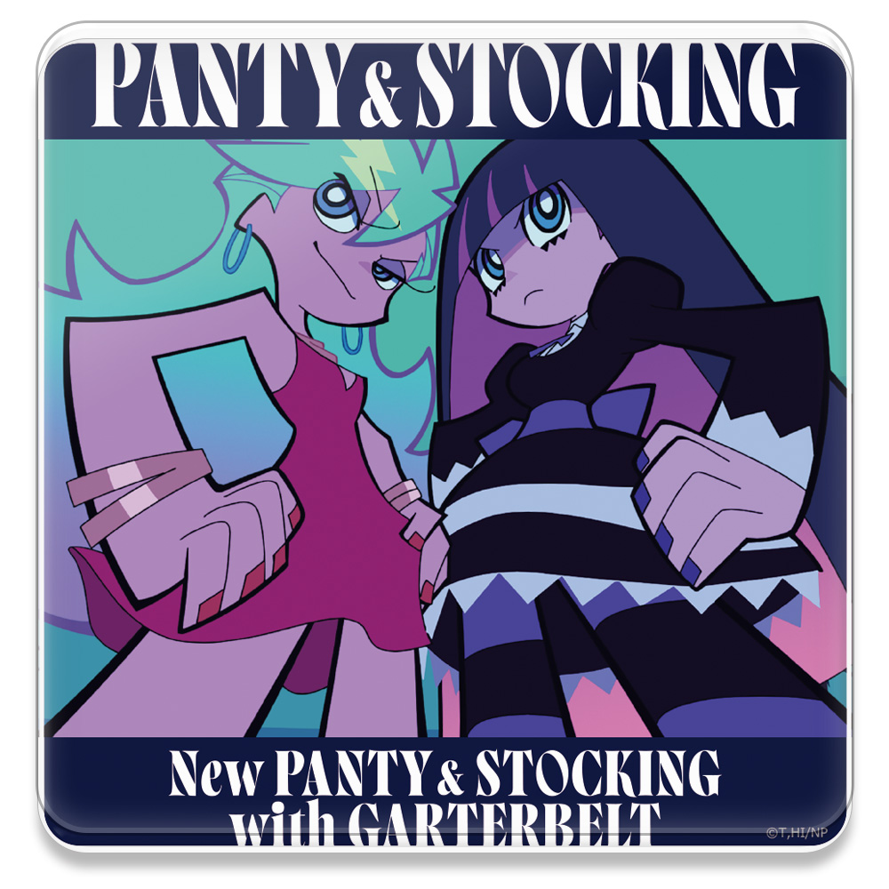 【アズメーカー】New PANTY & STOCKING with GARTERBELT アクリルコースター （スタンド付） パンティ&ストッキング