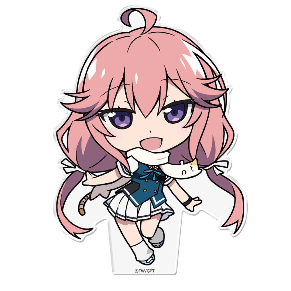 【アズメーカー】グリザイア：ファントムトリガー ぷにこれ！アクリルフィギュア（スタンド付） ムラサキ