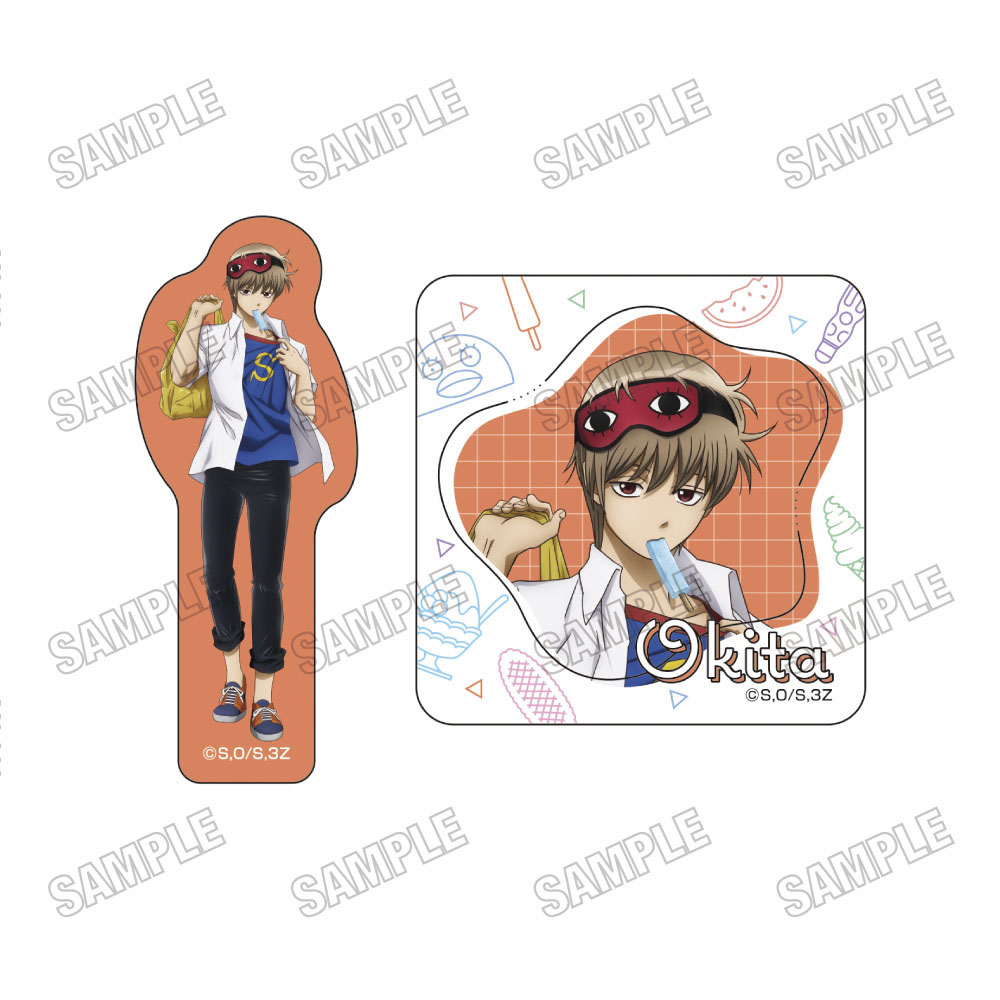 【メディコス・エンタテインメント】「3年Z組銀八先生」ステッカーセット【夏の食べ物ver.】（4）沖田総悟