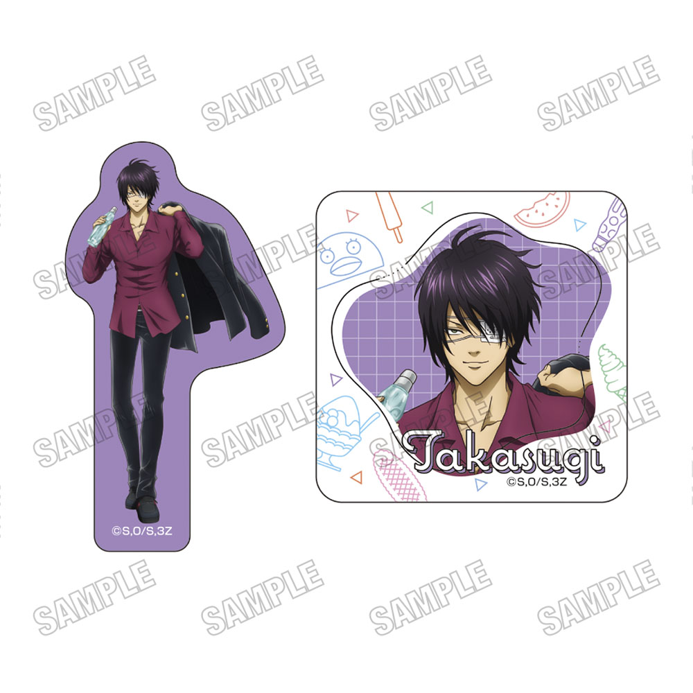 【メディコス・エンタテインメント】「3年Z組銀八先生」ステッカーセット【夏の食べ物ver.】（6）高杉晋助