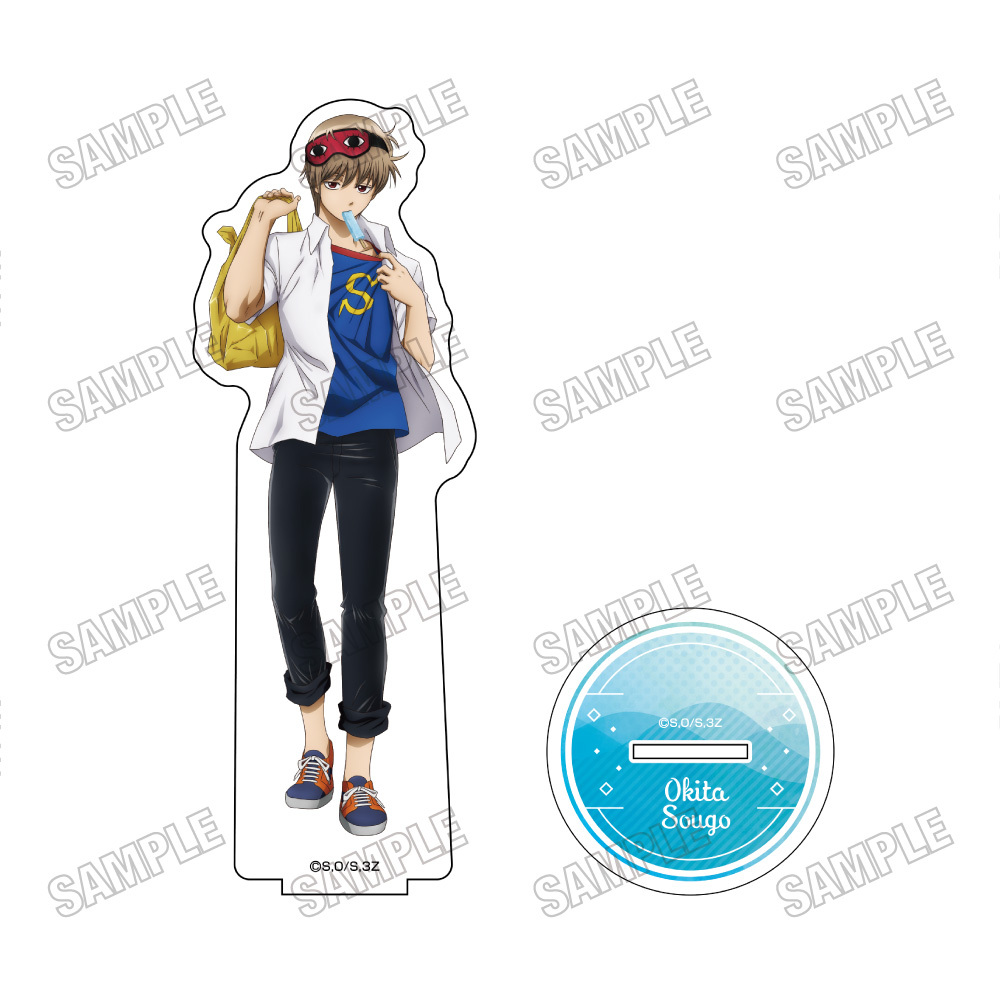 【メディコス・エンタテインメント】「3年Z組銀八先生」BIGアクリルスタンド【夏の食べ物ver.】（4）沖田総悟