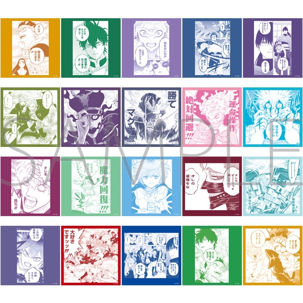 【ムービック】ブラッククローバー スクエアカードコレクション 1BOX入数：10