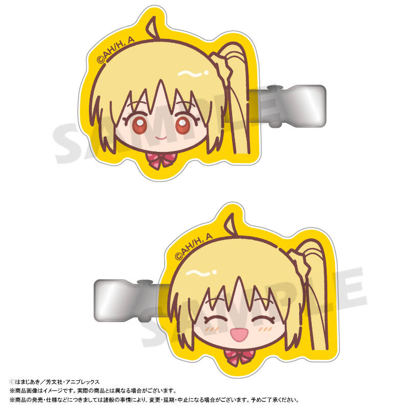 【ANICRAFT】ぼっち・ざ・ろっく！ ゆるころフェイス ヘアクリップ B 伊地知虹夏