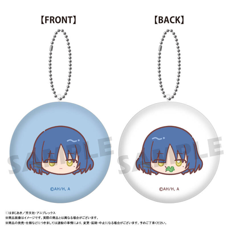 【ANICRAFT】ぼっち・ざ・ろっく！ ゆるころフェイス ミニクッションキーホルダー C 山田リョウ