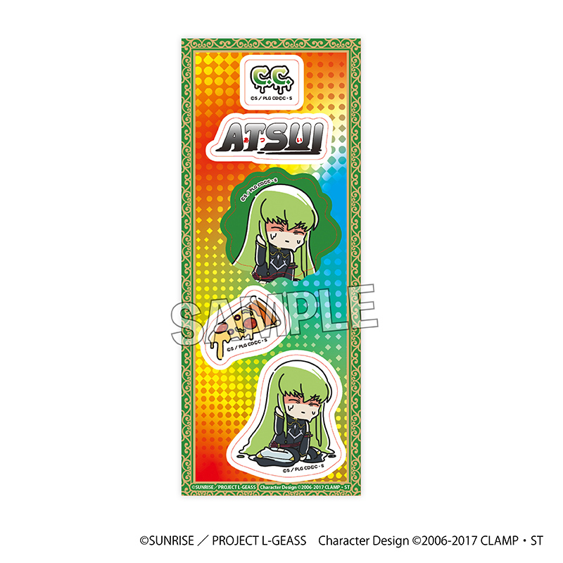 【PROOF】コードギアス 反逆のルルーシュ ATSUIステッカー C.C.（黒の騎士団）