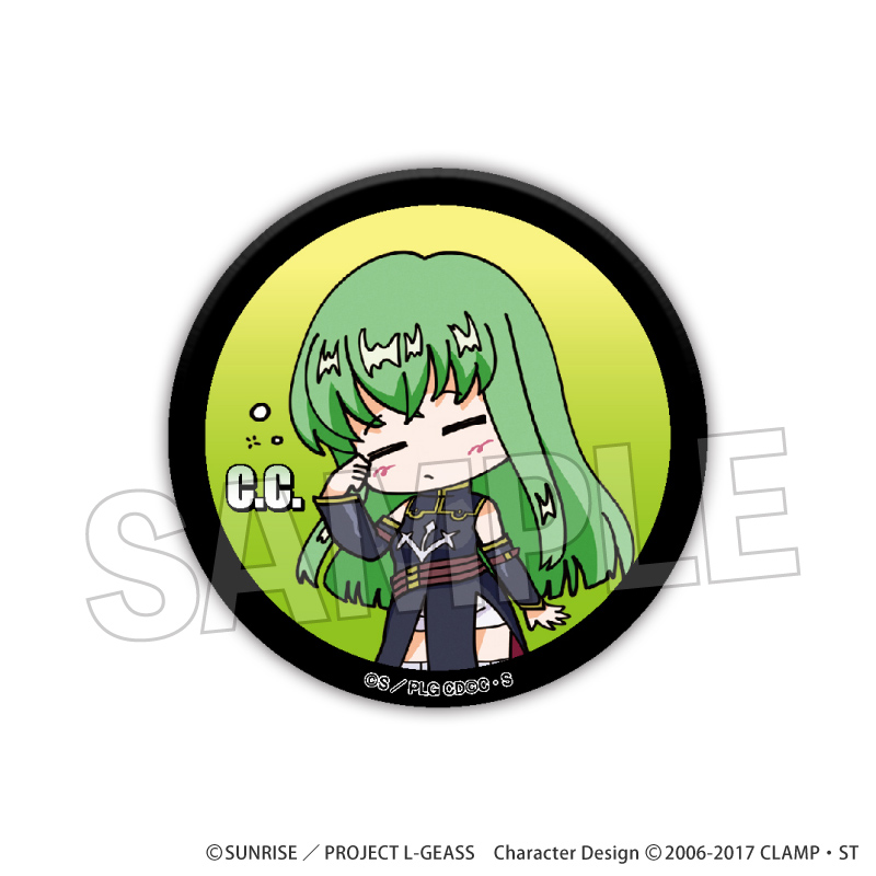 【PROOF】コードギアス 反逆のルルーシュ DOTABATA！缶バッジ C.C.（黒の騎士団）
