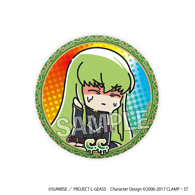 【PROOF】コードギアス 反逆のルルーシュ ATSUI缶バッジ C.C.（黒の騎士団）