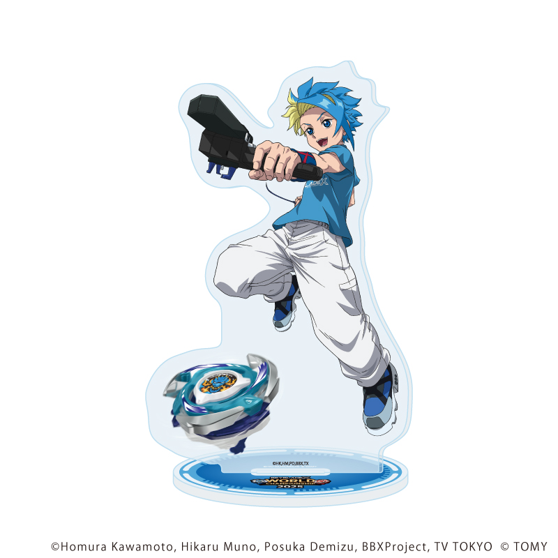 【A3】アクリルスタンド「BEYBLADE X」11/黒須エクス（描き下ろしイラスト）