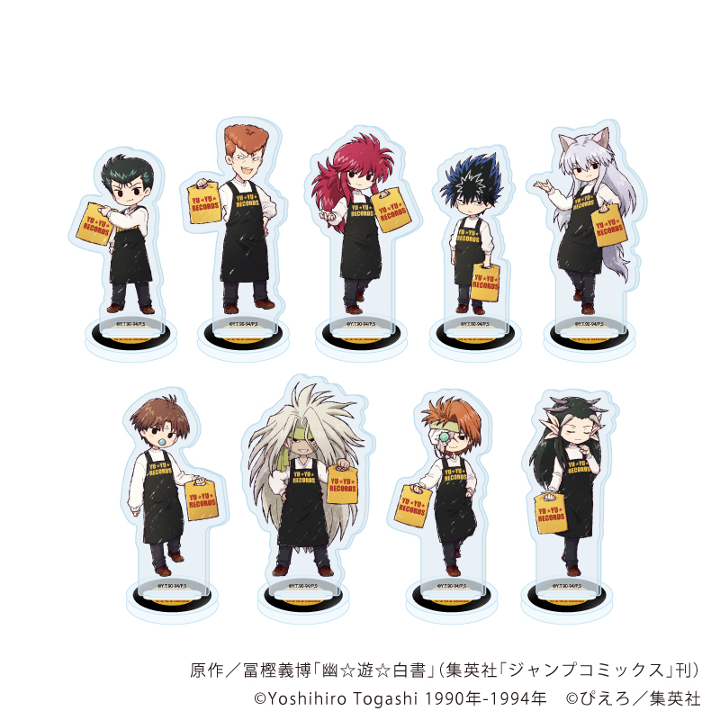 【A3】アクリルぷちスタンド「幽☆遊☆白書」13/音楽ver. ブラインド（全9種）（グラフアートイラスト） 1BOX入数：9