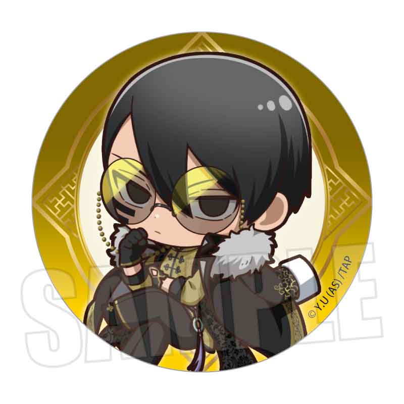 【ベルハウス】缶バッジ 桃源暗鬼/無陀野 無人 中華風マフィアver.