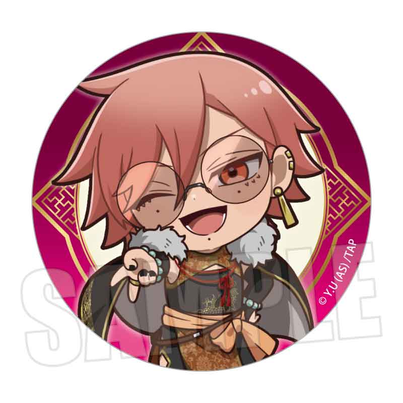 【ベルハウス】缶バッジ 桃源暗鬼/花魁坂 京夜 中華風マフィアver.