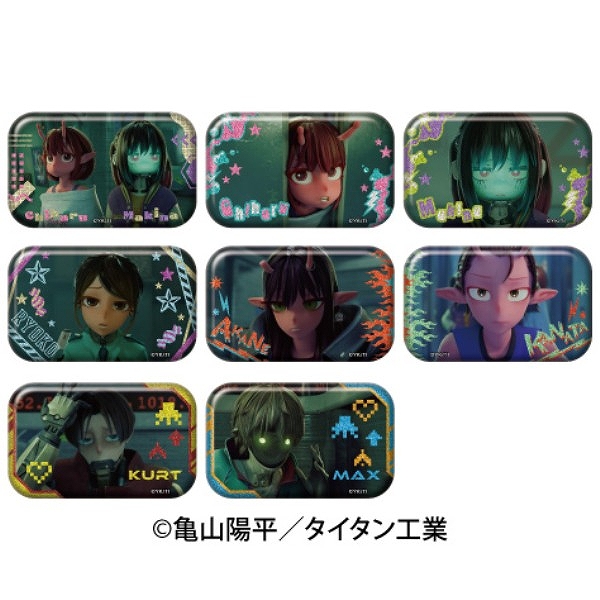 【エンスカイ】銀河特急 ミルキー☆サブウェイ ラメキラスクエアカンバッジ 1BOX入数：8