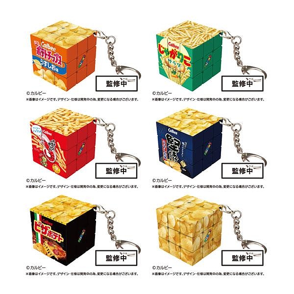 【メガハウス】Calbeeルービックキューブ~カルビーお菓子ミニキューブコレクション~ 1BOX入数：6