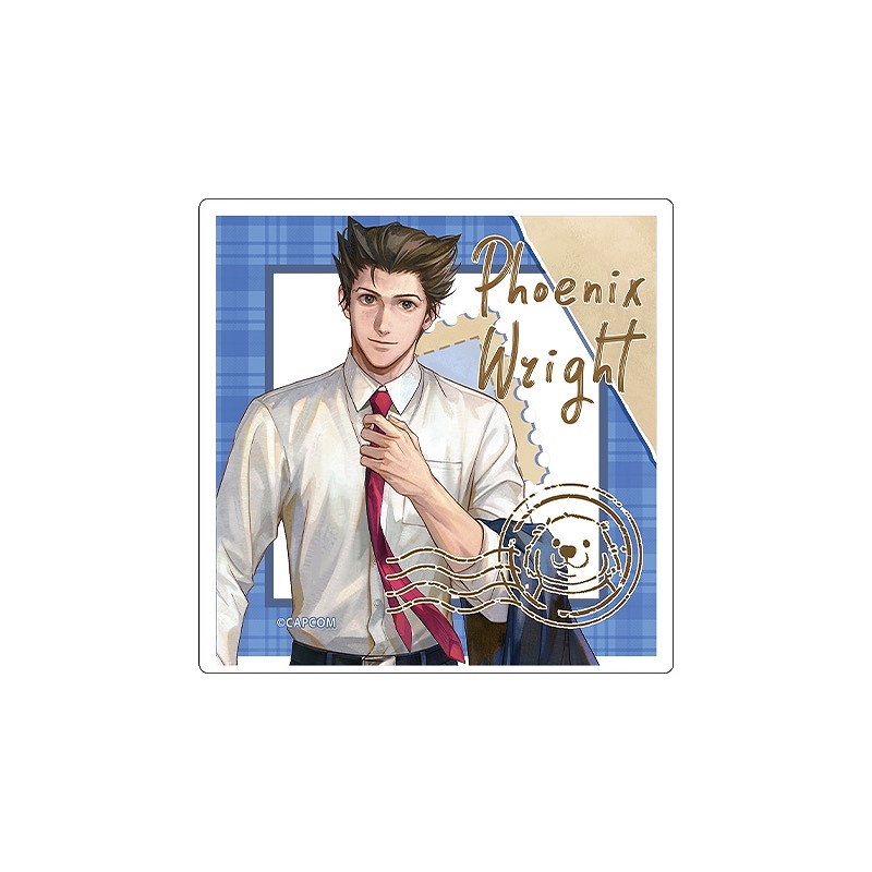 【KUMAGUZI】逆転裁判 動物シリーズ アクリルブロック 成歩堂龍一