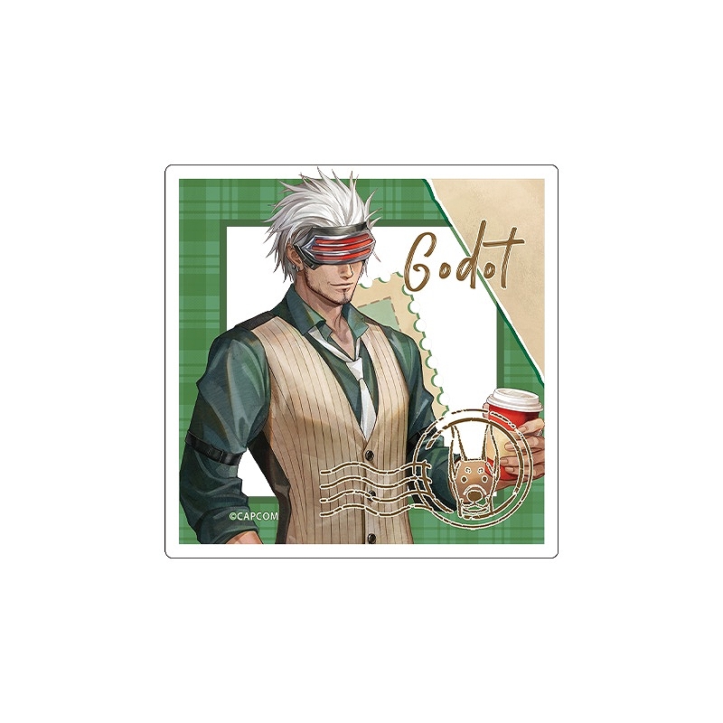 【KUMAGUZI】逆転裁判 動物シリーズ アクリルブロック ゴドー