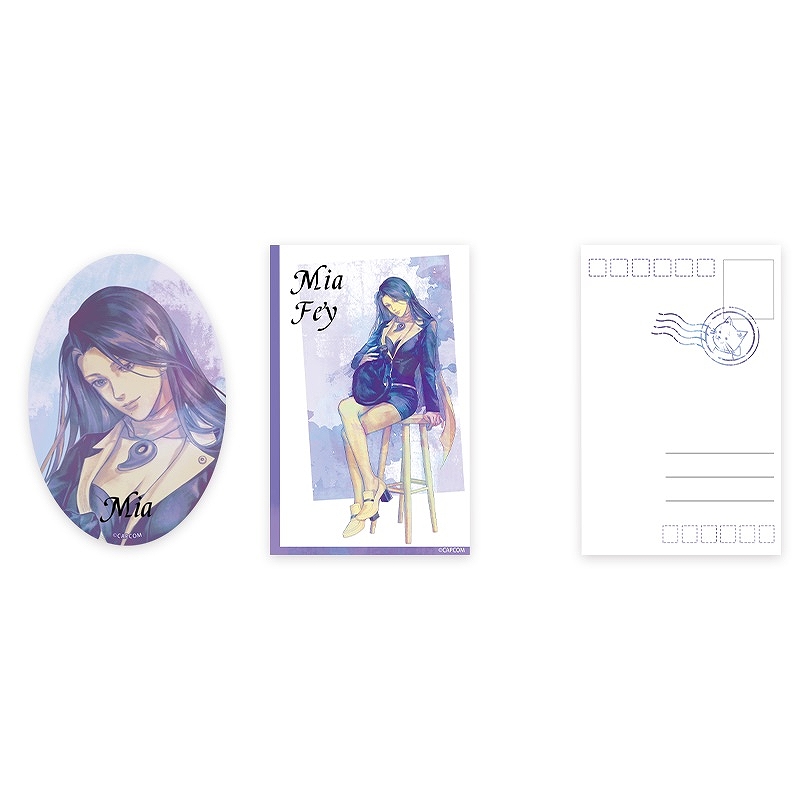 【KUMAGUZI】逆転裁判 動物シリーズ 缶バッジブロマイドセット 綾里千尋