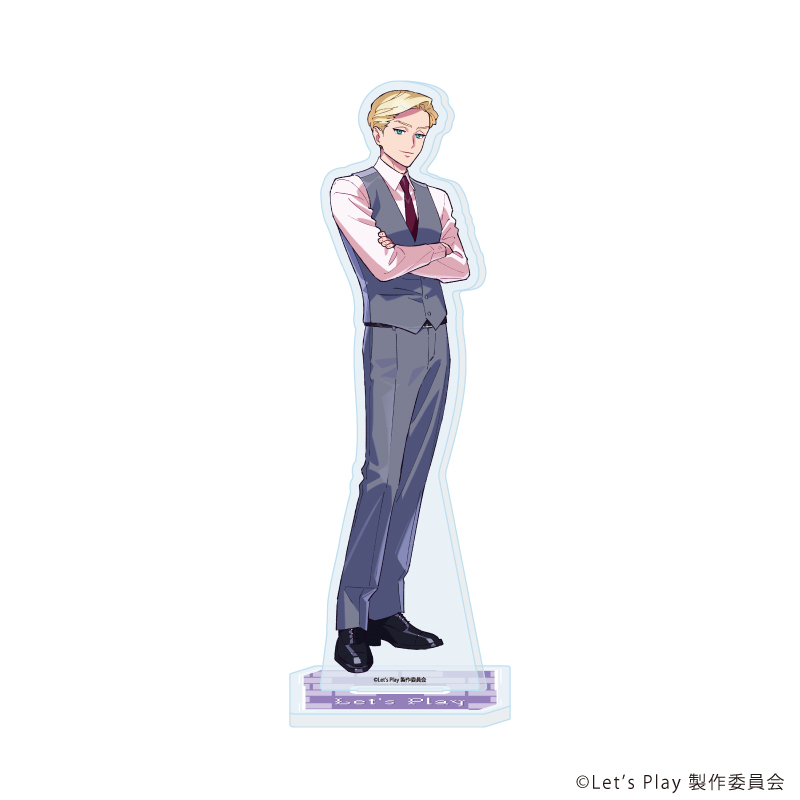 【A3】アクリルスタンド「TVアニメ『Let’s Play クエストだらけのマイライフ』」03/チャールズ・ジョーンズ（公式イラスト）