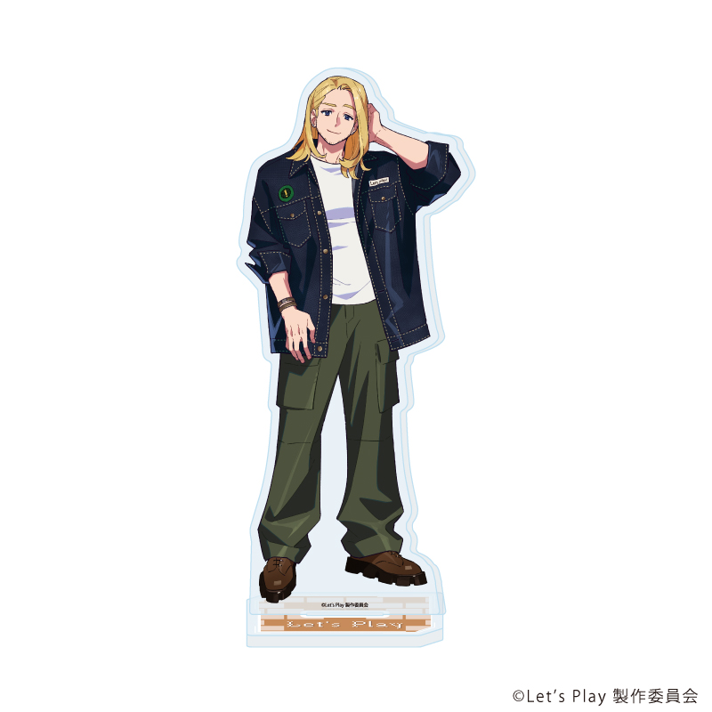 【A3】アクリルスタンド「TVアニメ『Let’s Play クエストだらけのマイライフ』」04/リンク・ハドソン（公式イラスト）