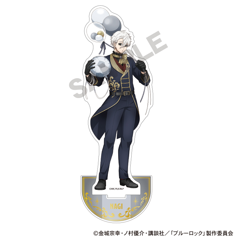 【クラックス】ブルーロック 箔押しアクリルスタンド 凪誠士郎 バルーン